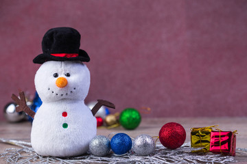 christmas ball and christmas decorations