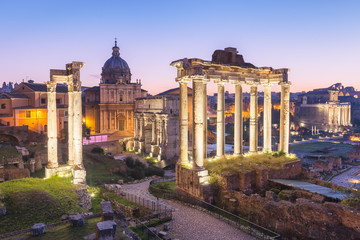 Fototapeta na wymiar Forum Romanum, Italy