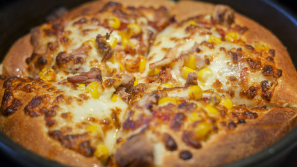 Pizza With Fish And Corn