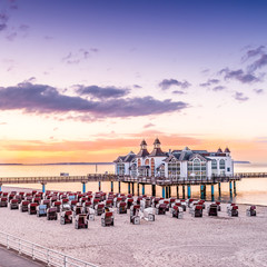 Seebrücke in Sellin auf Rügen, Ostsee