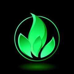 Fire icon vector, flame solid logo illustration
