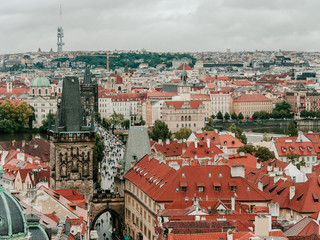 Fototapeta na wymiar Paisaje en Praga