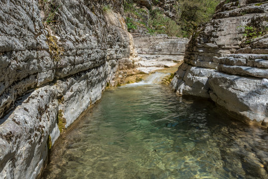Ovires Pools near Papingo in northern Greece