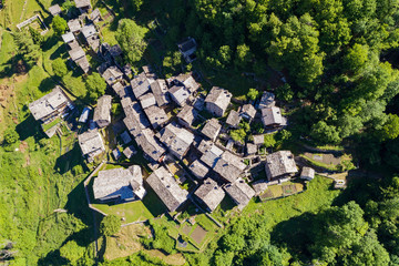 Savogno - Valchiavenna (IT) - Vista aerea 