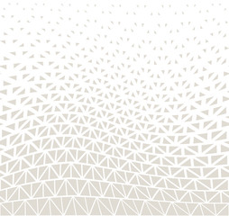geometric halftone triangle minimal graphic vector pattern