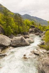 Hiking in torla ordesa, pyrenees of huesca