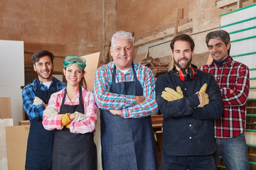 Kompetentes Schreiner Team