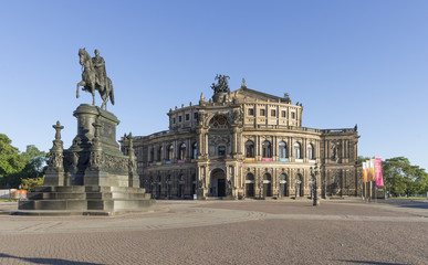 Obraz premium Dresden, Zentrum, Semperoper 3