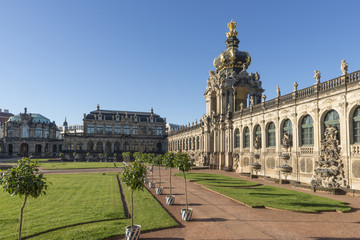 Obraz premium Dresden, Zentrum, Zwinger innen 8