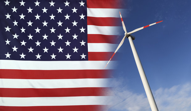 Concept Clean Energy in USA - Powered by Adobe