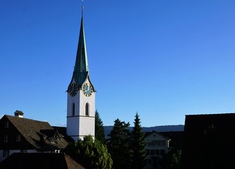 Fototapeta na wymiar Kirche in Zollikon