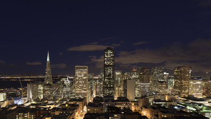 San Francisco Skyline twilight