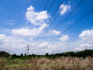 power tower with field