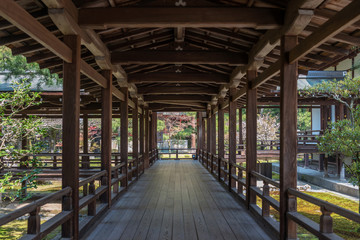 美しい寺院の回廊