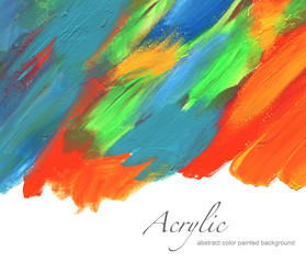 Abstract acrylic painted background