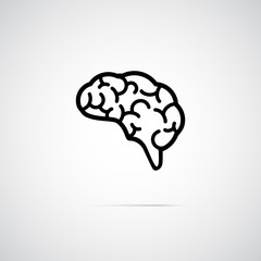 Brain vector icon	