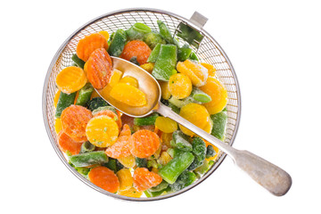 Mix of frozen vegetables