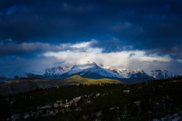 Fototapeta premium Pike's Peak in the Spring