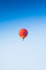 Hot air balloon on sky in Laos