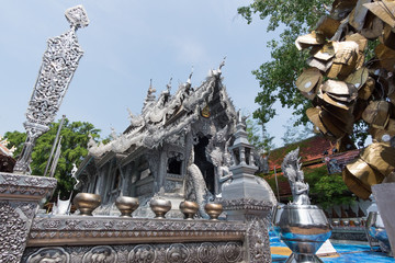 Silver chapel in SRISUPHAN TEMPLE, Chiangmai, Thailand