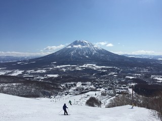 Snow resort in Japan