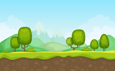 Cartoon Landscape Background
