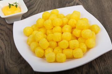 Cheese corn balls