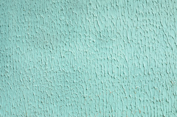 Light green color plaster wall texture. Empty bright mint color plaster background