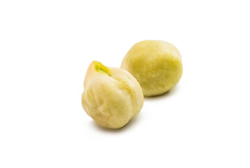 Chickpea isolated on white background