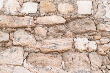 Old brick and stone wall.