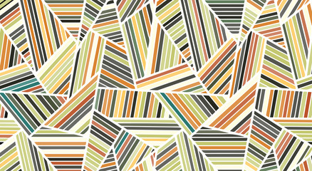 Abstract multicolored background from triangles and lines