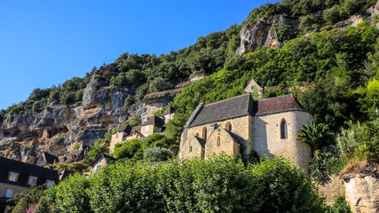 Fototapeta na wymiar vue de la Roque-Gageac, Dordogne, France