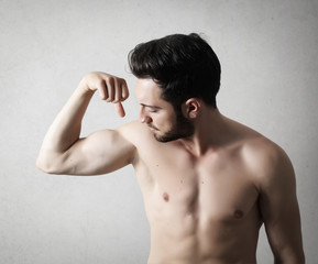 Obraz premium Biceps workout