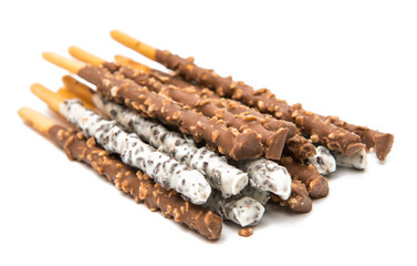 chocolate dipped biscuit sticks