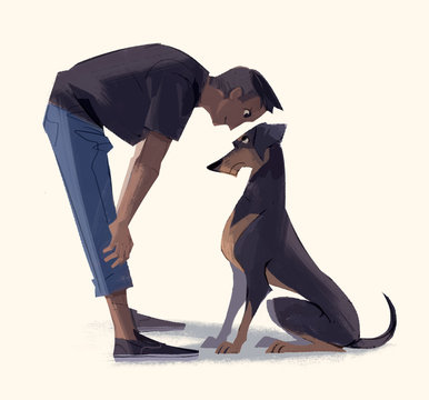 dog, sit!