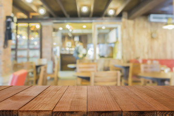  Empty top of wooden table or counter with summer landscape blue sky clouds Vibrantly colorful background. For product display,can be used for montage or display your products