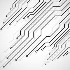 Circuit board, technology background, vector illustration eps 10