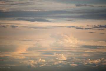 sunset sky for background