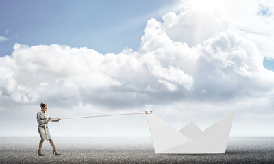 Obraz premium Water transporation concept