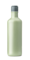 Front view of blank plastic cosmetic bottle
