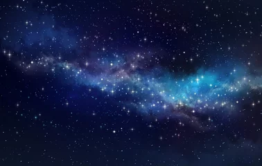 Printed kitchen splashbacks Universe Star field in deep space