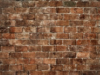 Old grunge brick wall texture background.