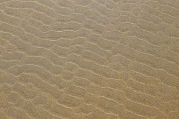 Rippelmarken im Sand, Strand in Frankreich