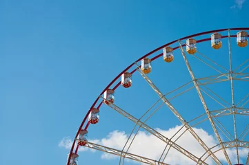 Deurstickers The Ferris wheel © Nataliya Dvukhimenna