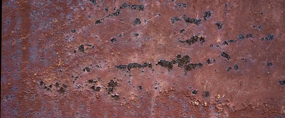 Texture of rusty iron background and texture of rusty on iron with vintage color and vintage style