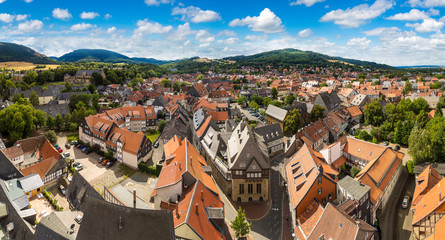 Panoramic view of Goslar, Germany
