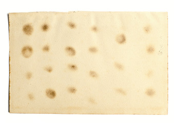 old burnt paper texture on an isolated background
