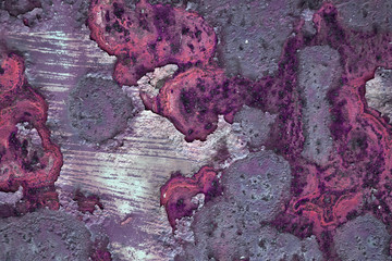 Texture of rusty iron background and texture of rusty on iron with vintage color and vintage style