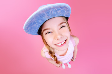 funny smile at camera