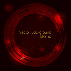 Colorful abstract vector background. Abstract technology 3d shape